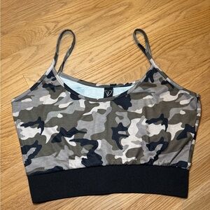 Windsor Camouflage Crop Top